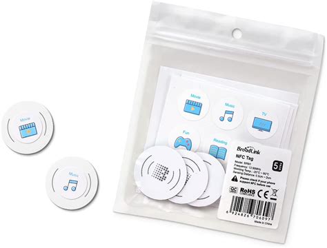 BroadLink NFC Tags, NXP NTAG215 Waterproof NFC Tag 